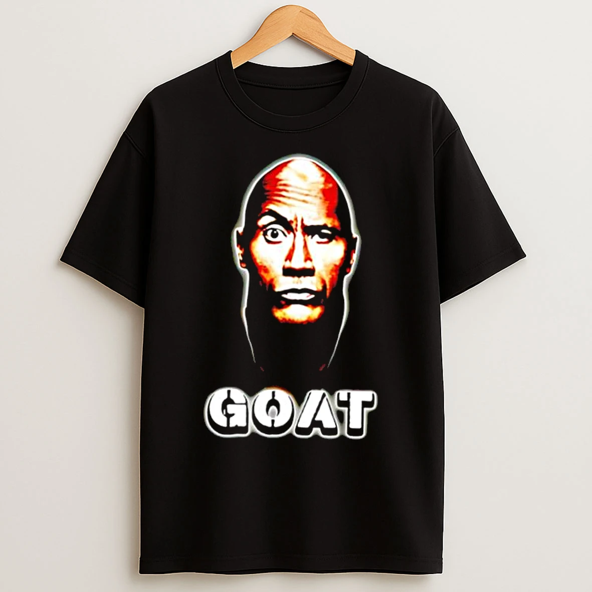 Classic The Rock Johnson Face Goat T Shirts