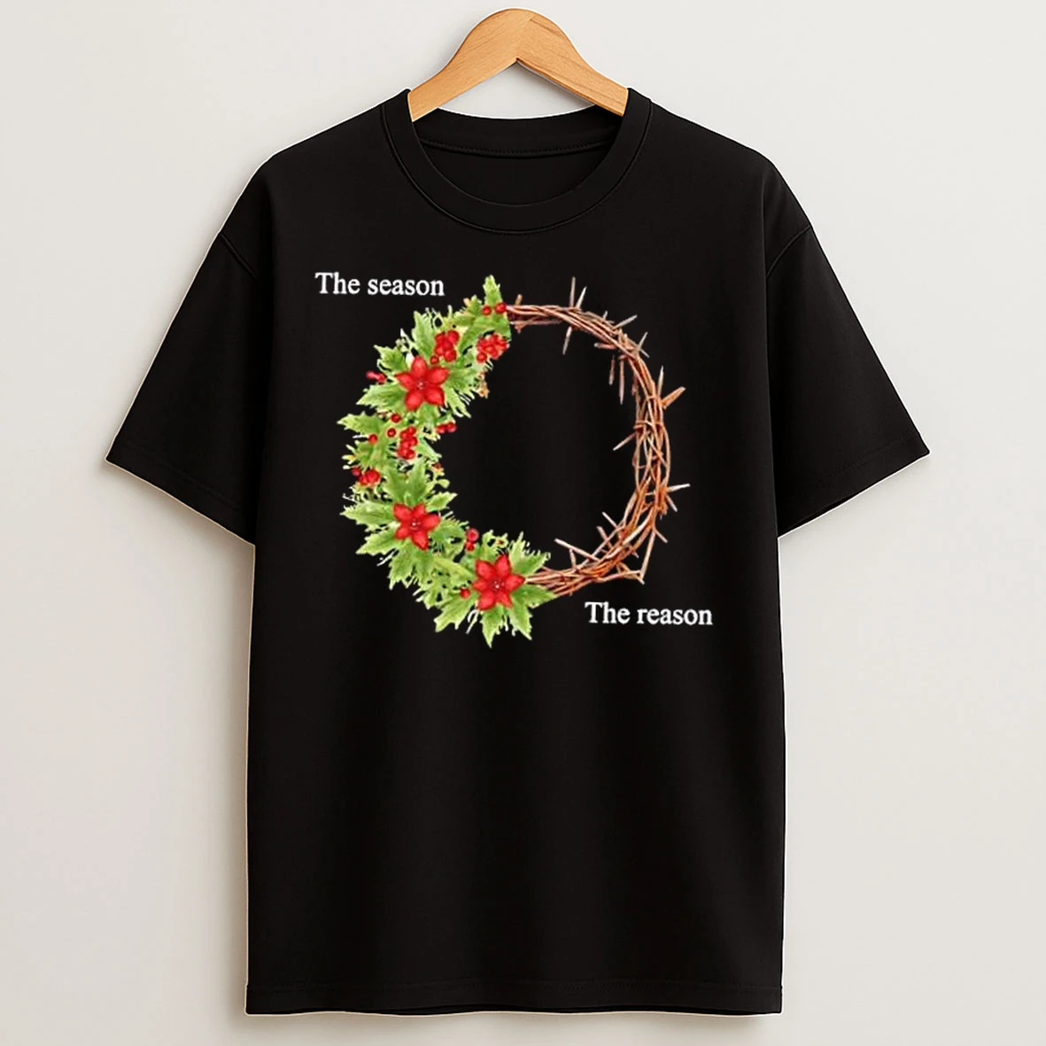 Classic The Season And The Reason Christmas T Shirts