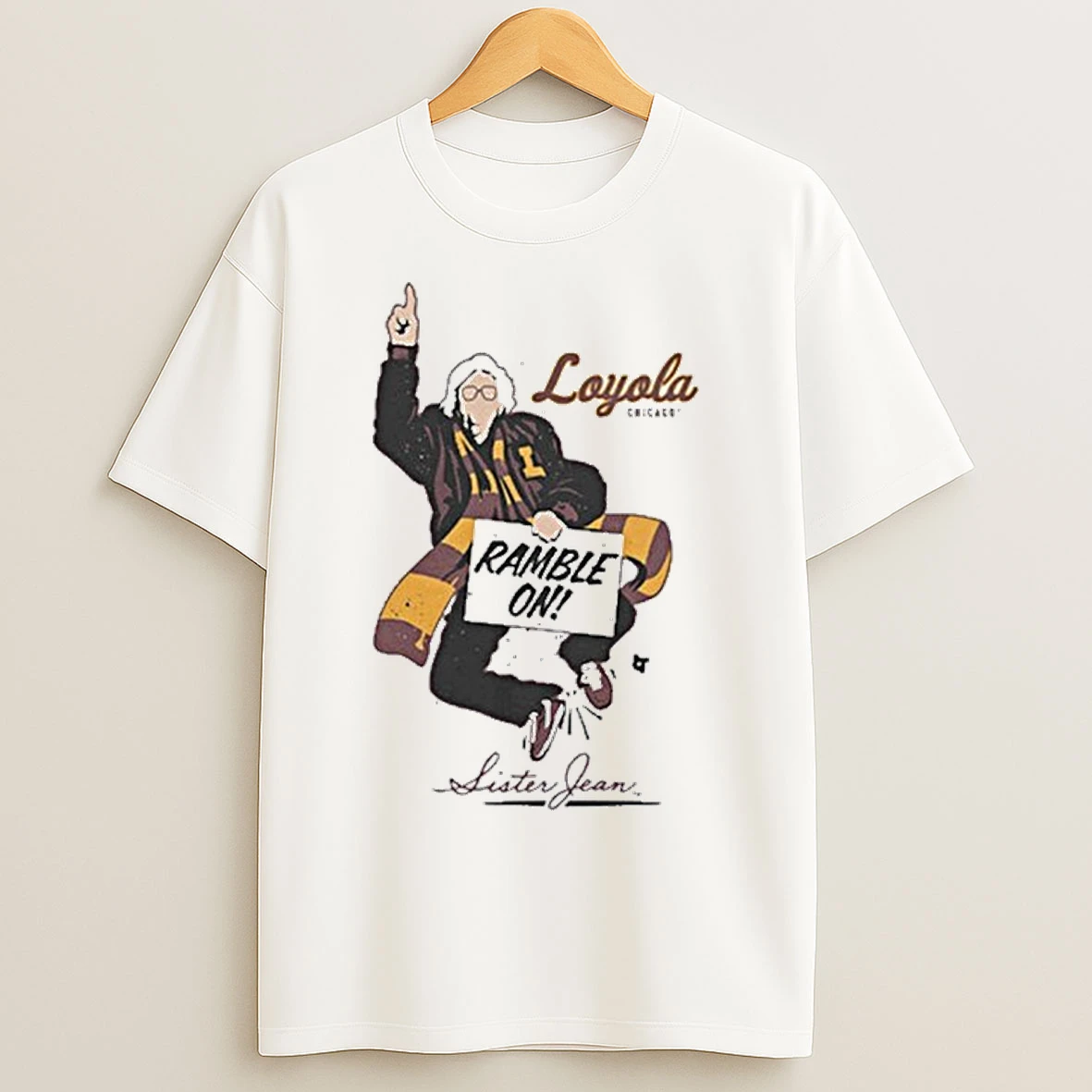 Classic The Sister Jean Legacy Collection Ramble On T Shirts