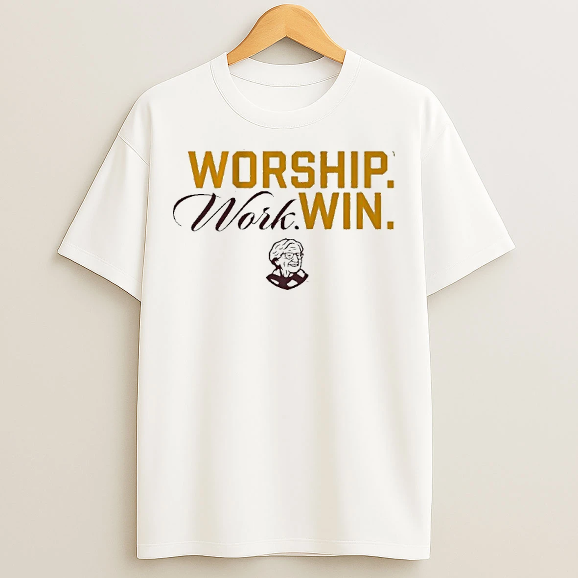 Classic The Sister Jean Legacy Collection Worship Work Win T Shirts