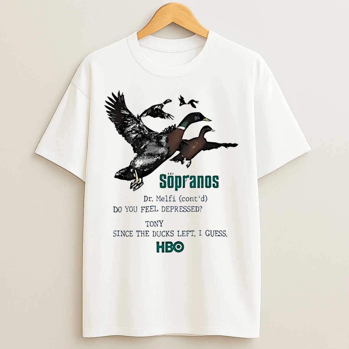 Classic The Sopranos Tony Are You Depressed T Shirts