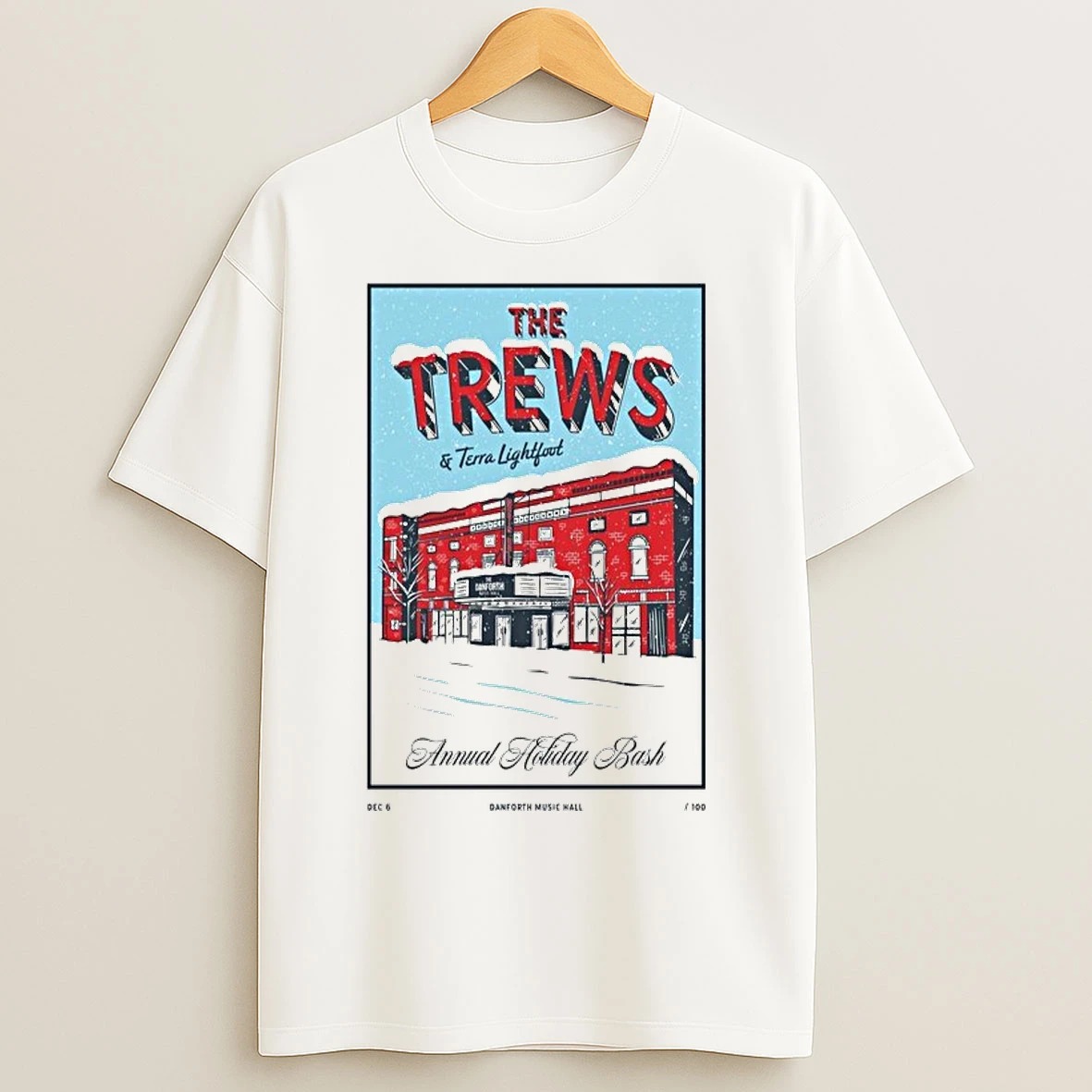 Classic The Trews Danforth Music Hall December 6 2025 Concert T Shirts