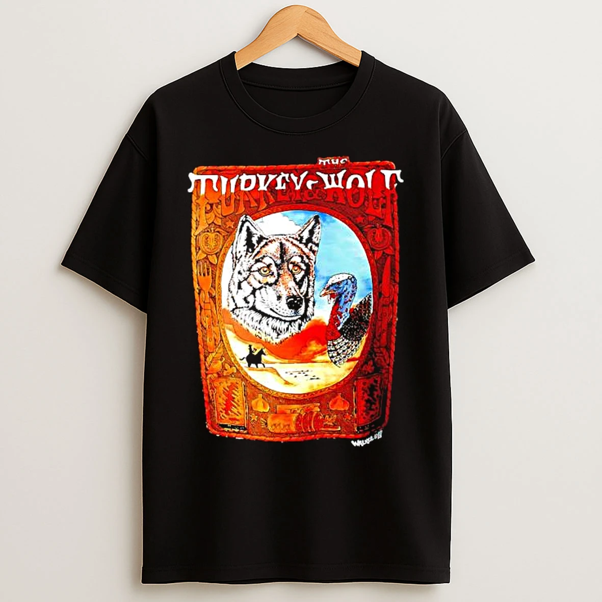 Classic The Turkeye Wolf Walker Graphic T Shirts