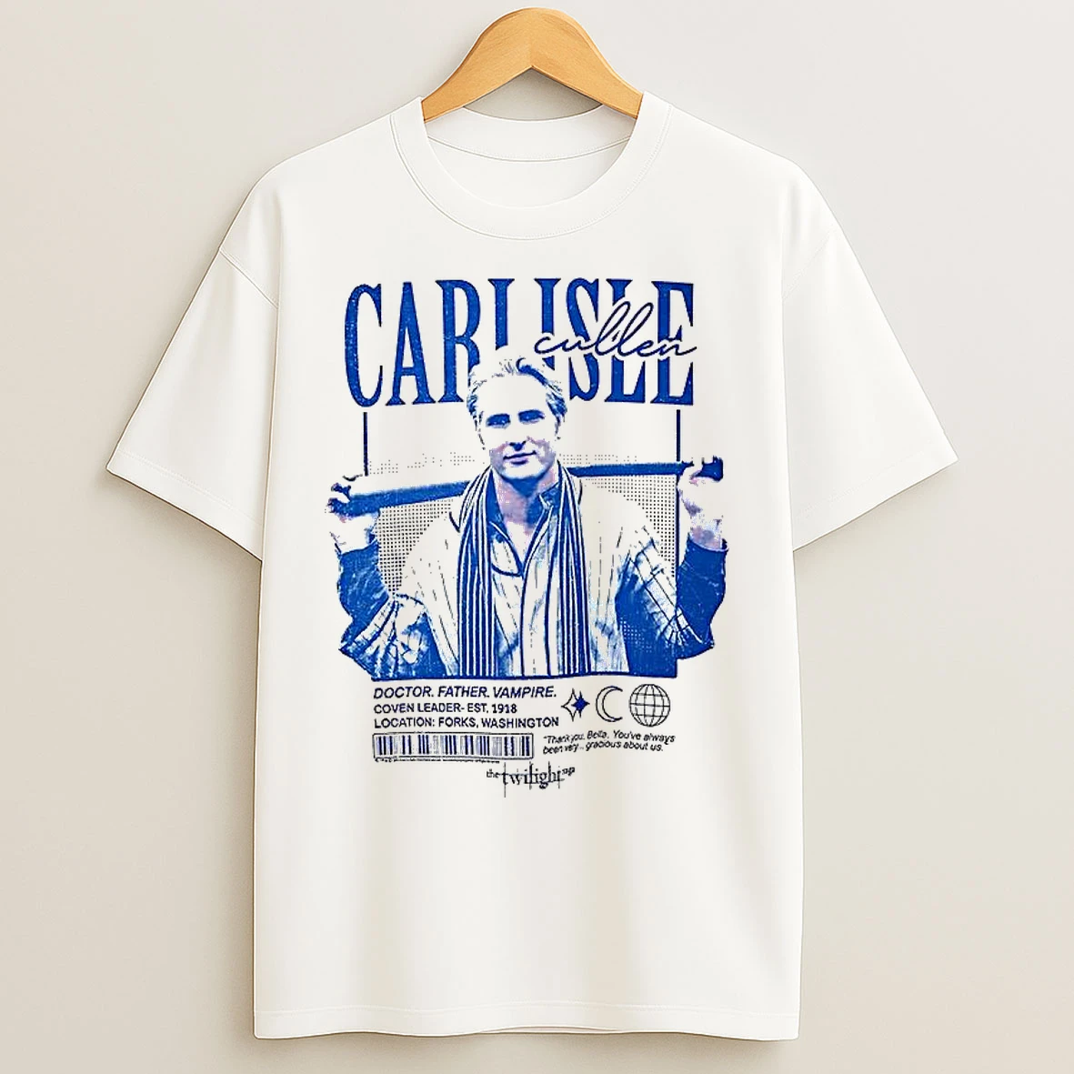 Classic The Twilight Carlisle Cullen T Shirts