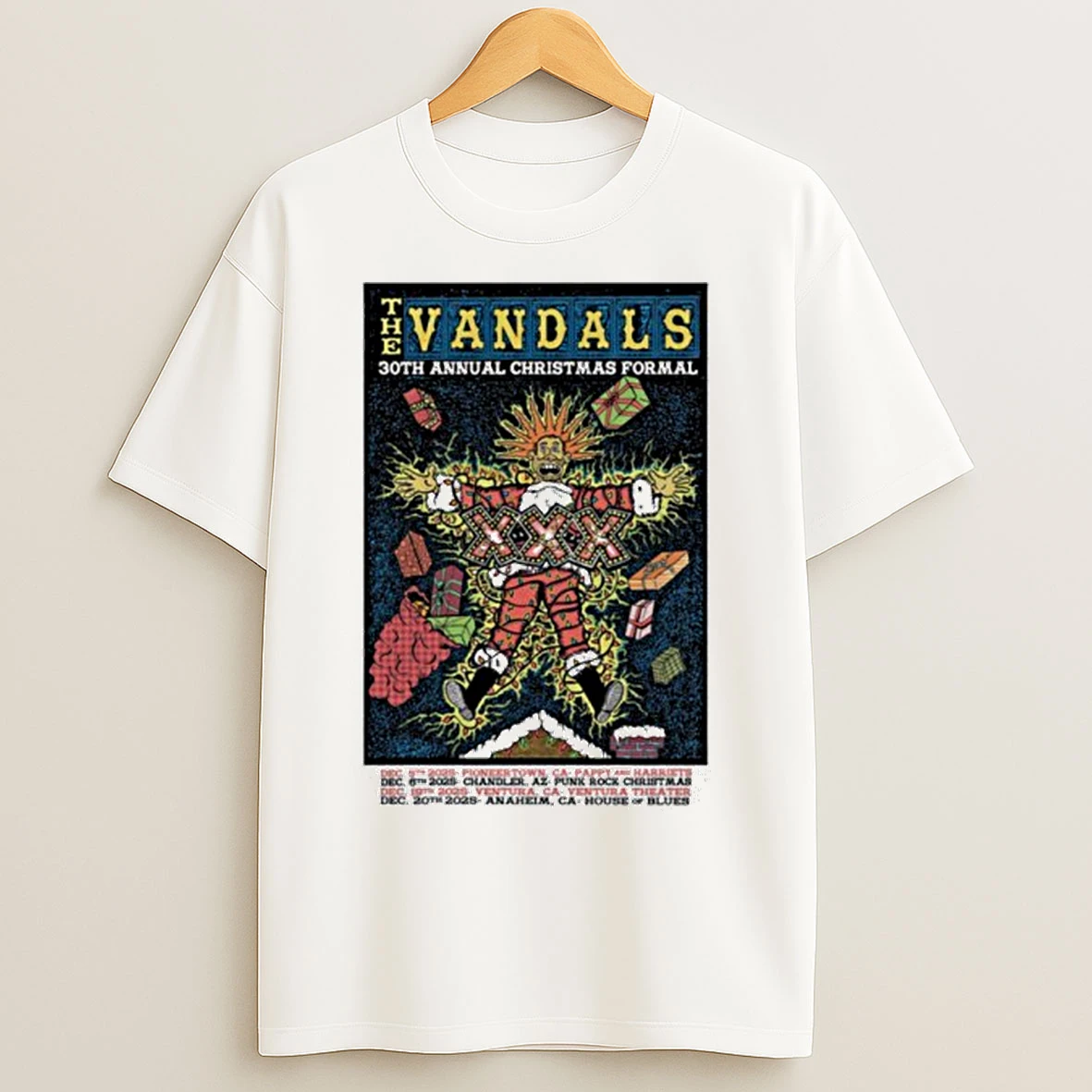 Classic The Vandals Dec 6 2025 In Chandler Az T Shirts
