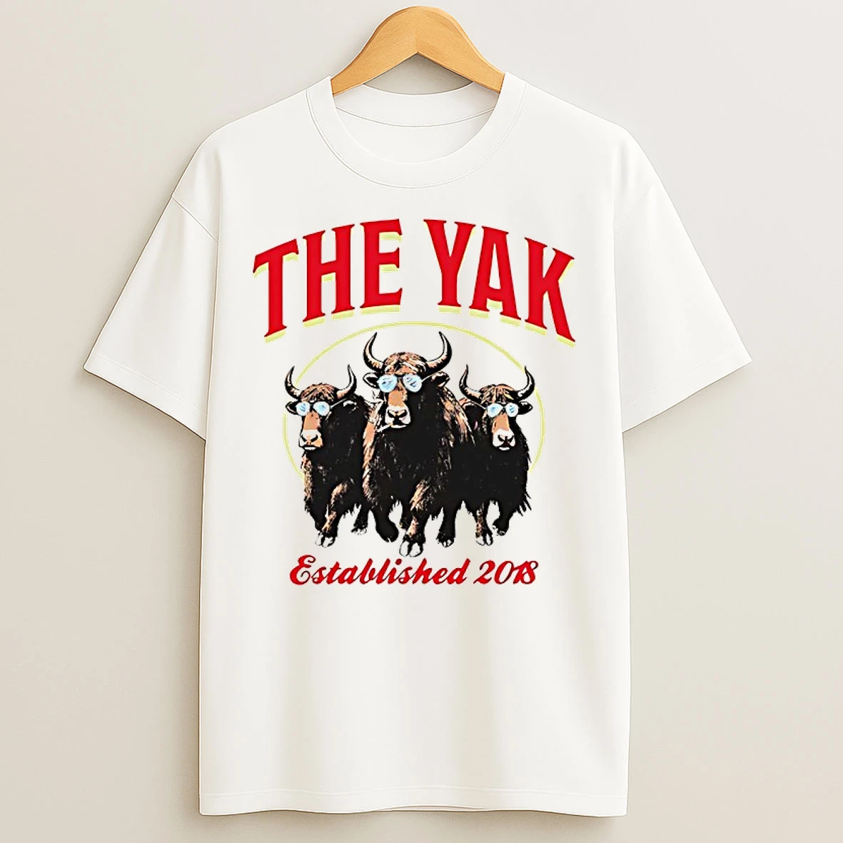 Classic The Yak Established 2018 T Shirts