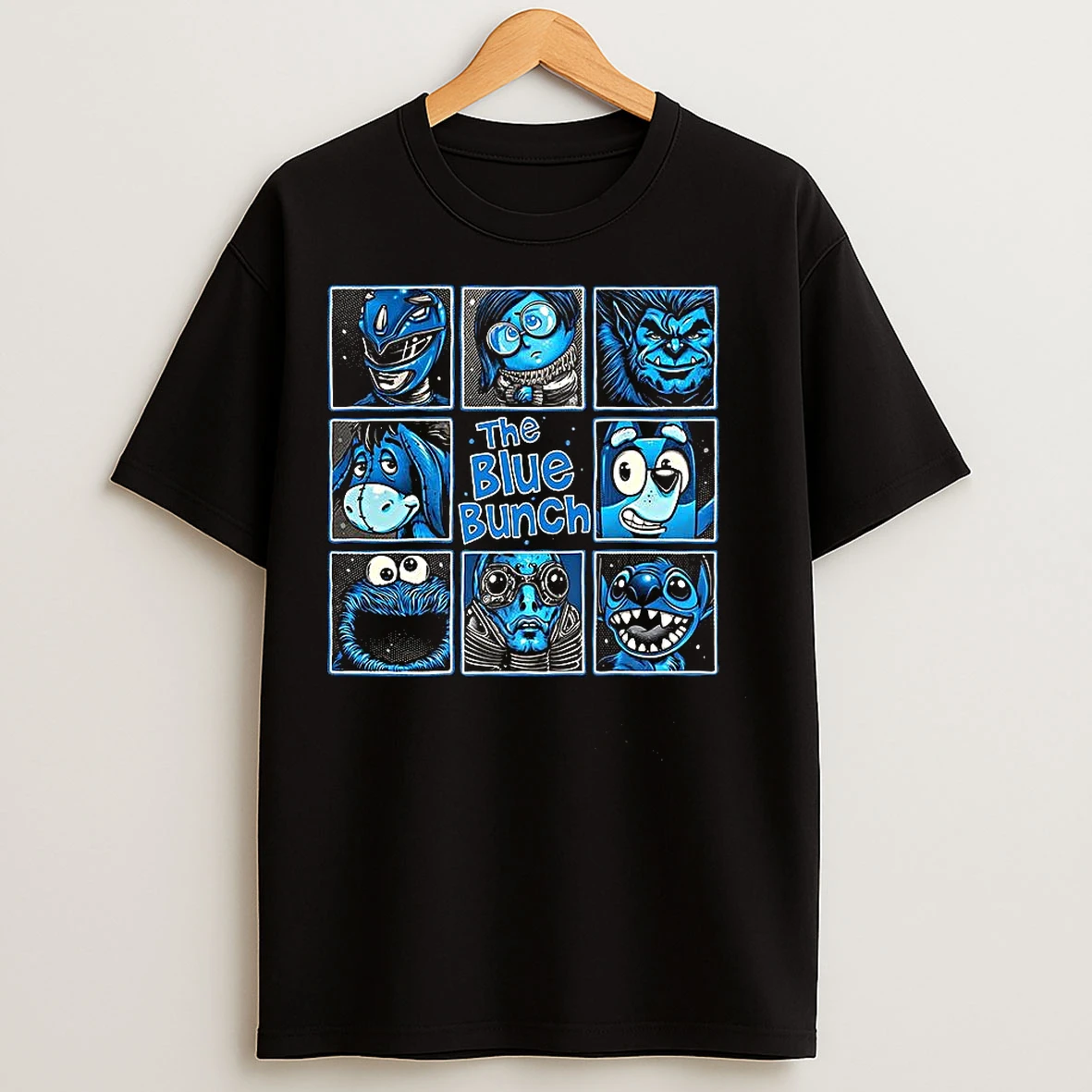 Classic The Blue Bunch Fictional Blue Character Graphic T Shirts