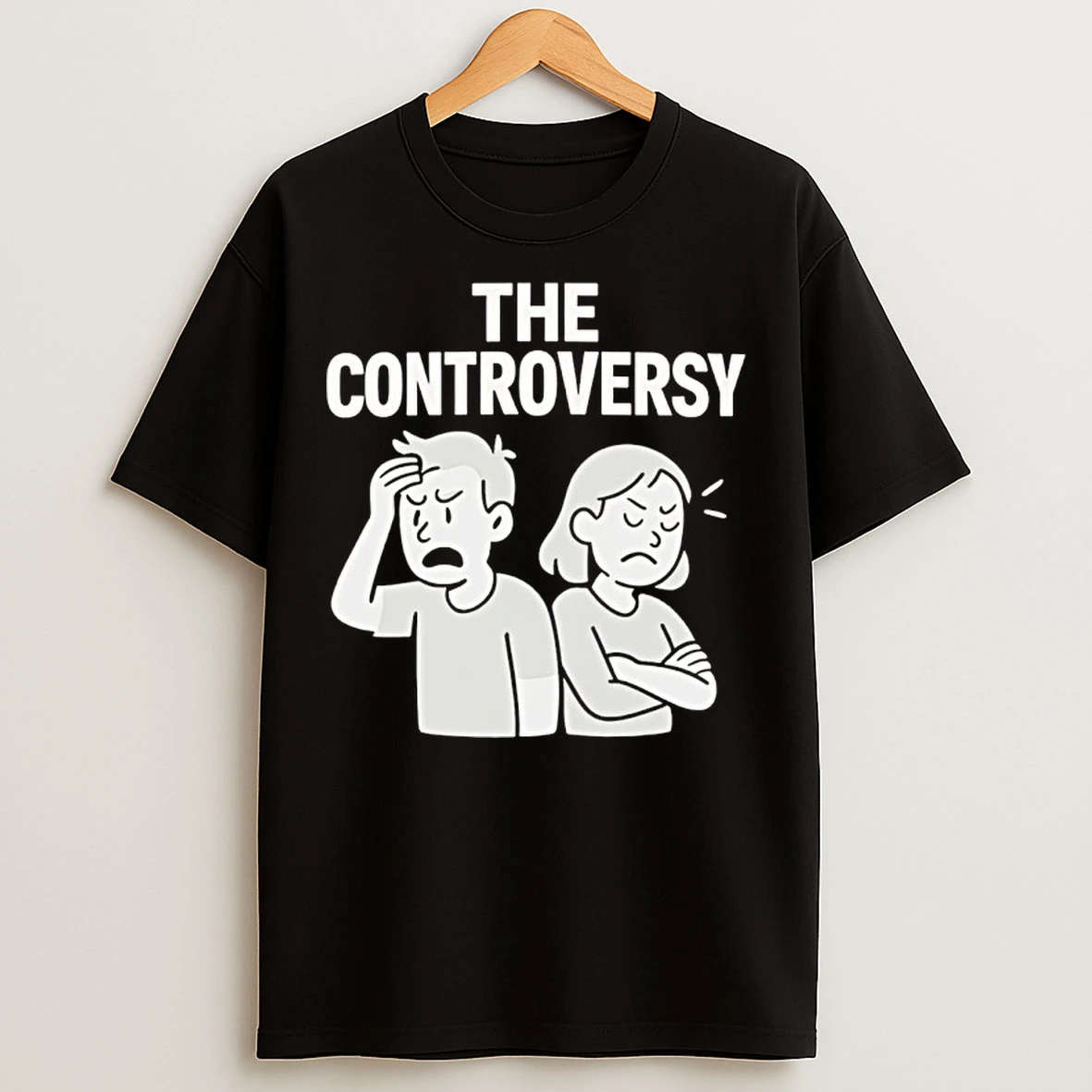 Classic The Controversy Funny Graphic T Shirts