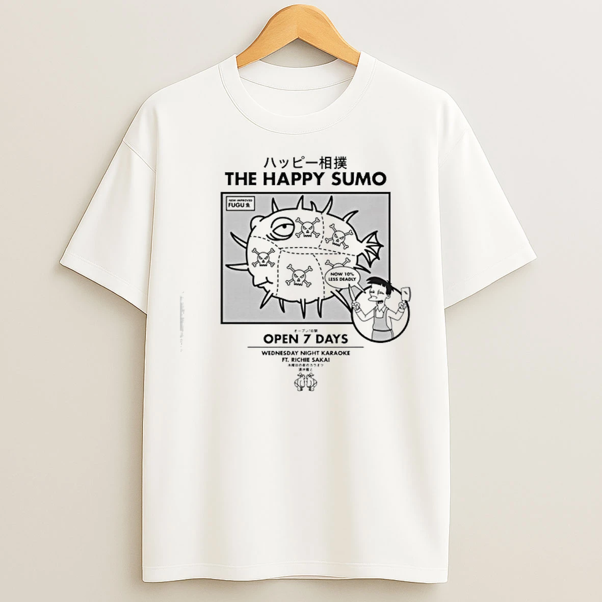 Classic The Happy Sumo Open 7 Day T Shirts