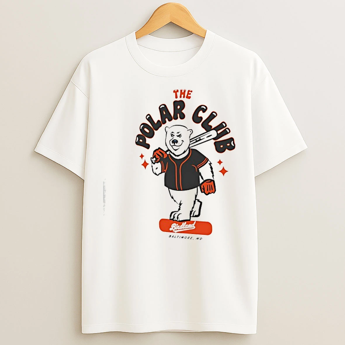 Classic The Polar Club Baltimore Orioles Baseball T Shirts