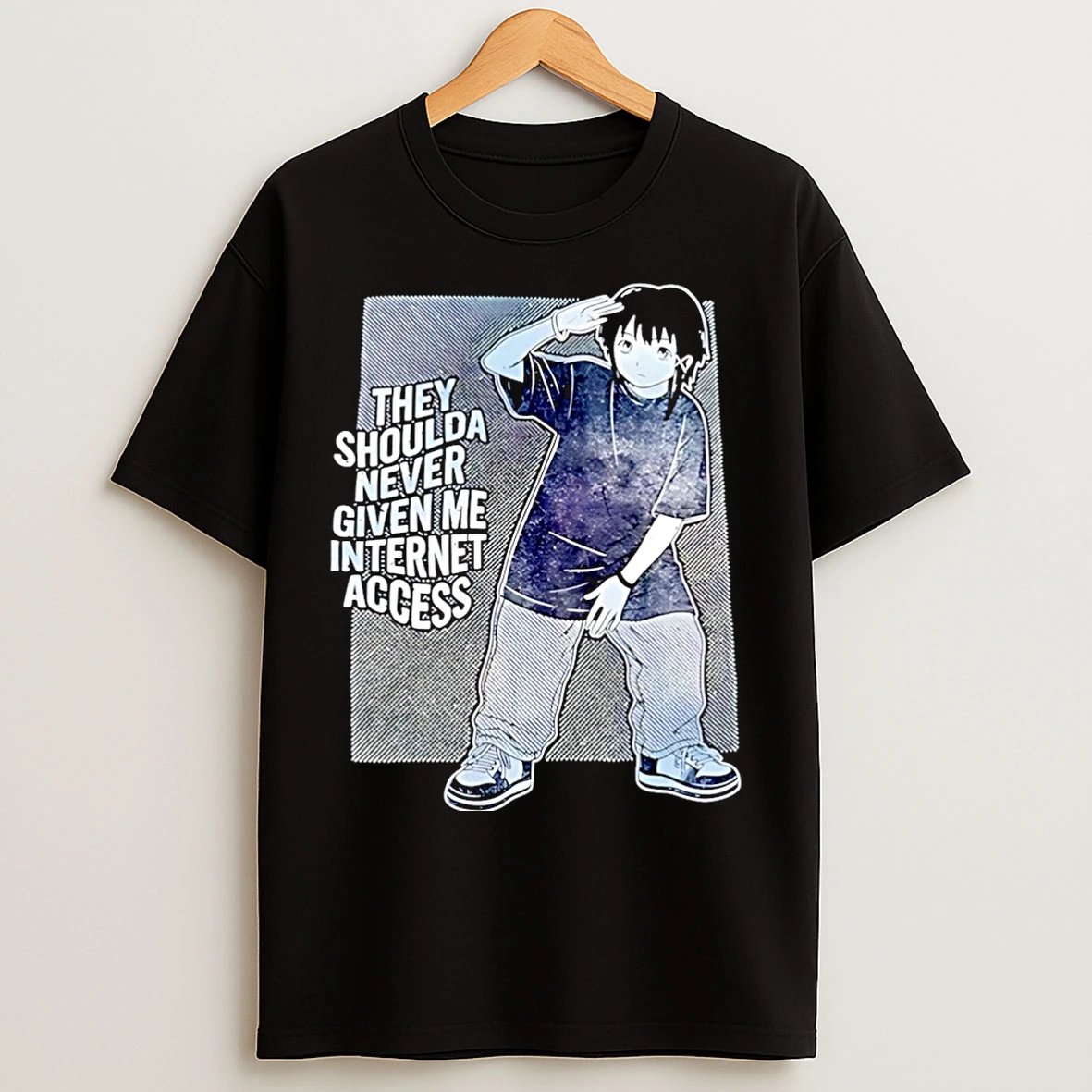 Classic The Shoulda Never Given Me Internet Access Christmas T Shirts