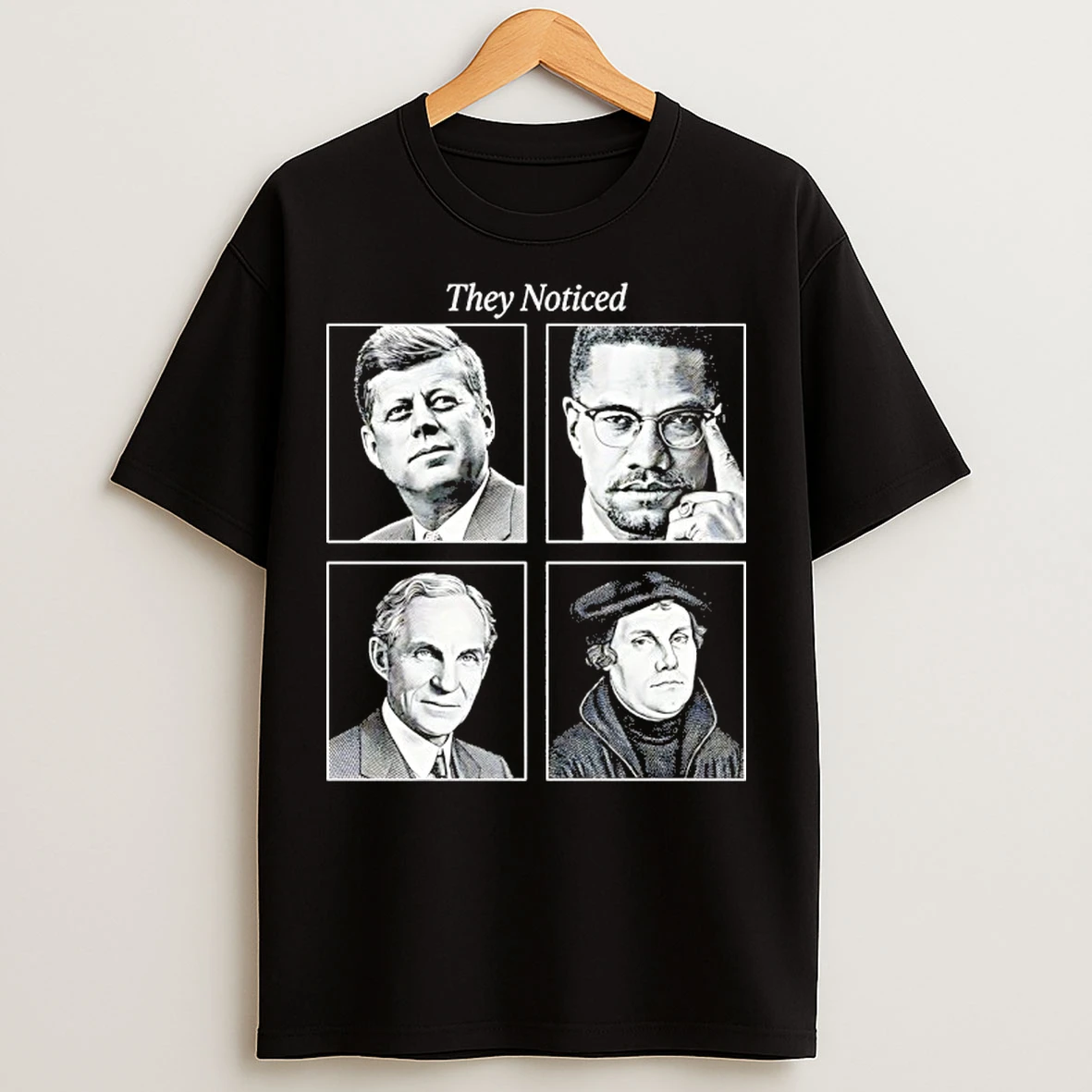Classic They Noticed Usa Presidents History Vintage T Shirts