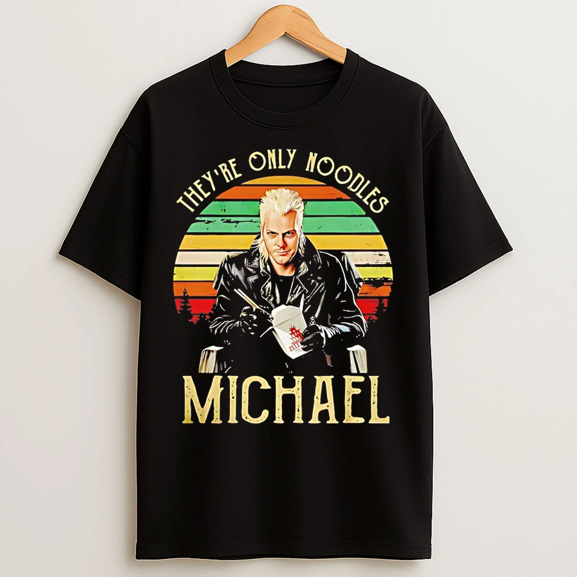 Classic Theyre Only Noodles Michael Vintage T Shirts