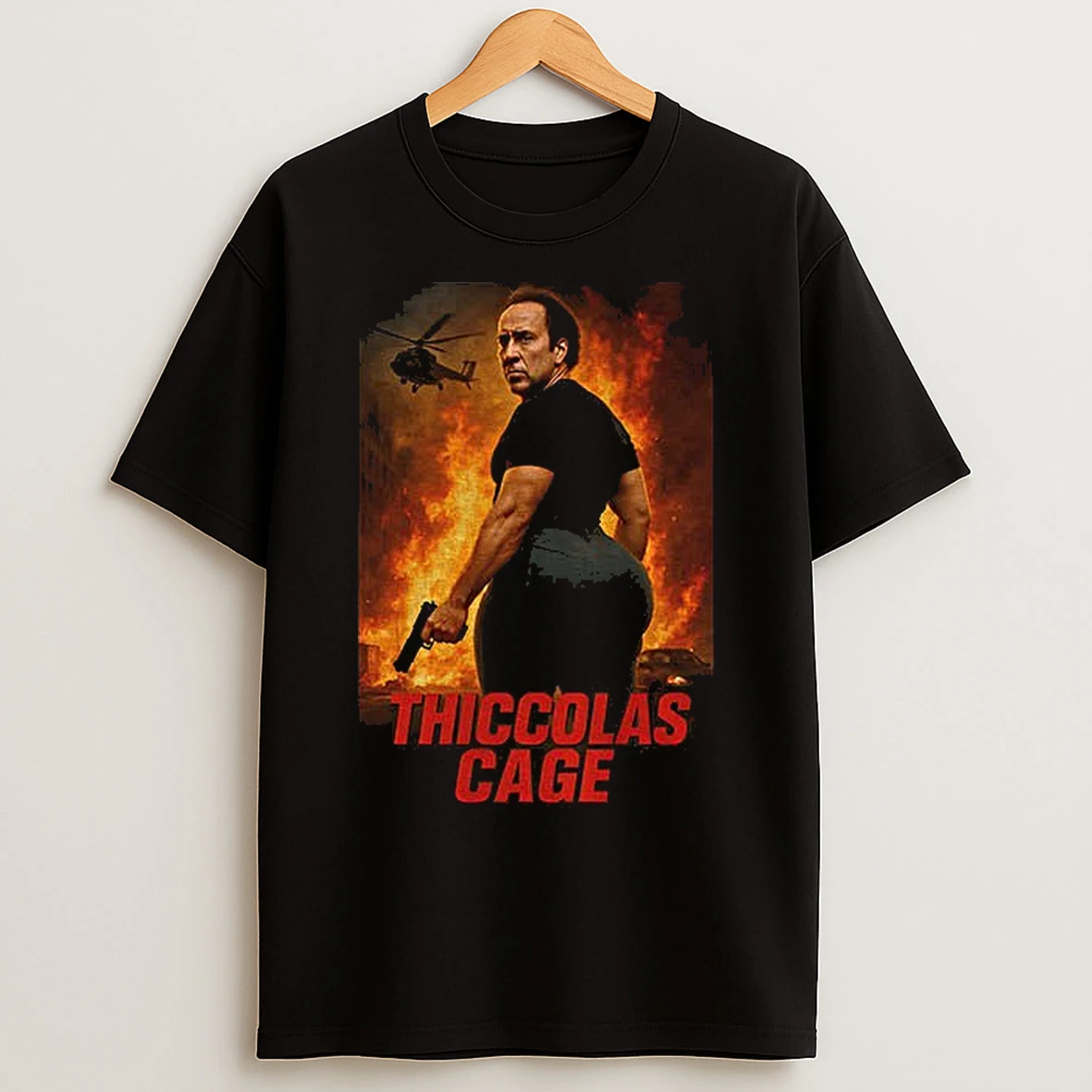 Classic Thiccolas Cage Meme Big Butts T Shirts