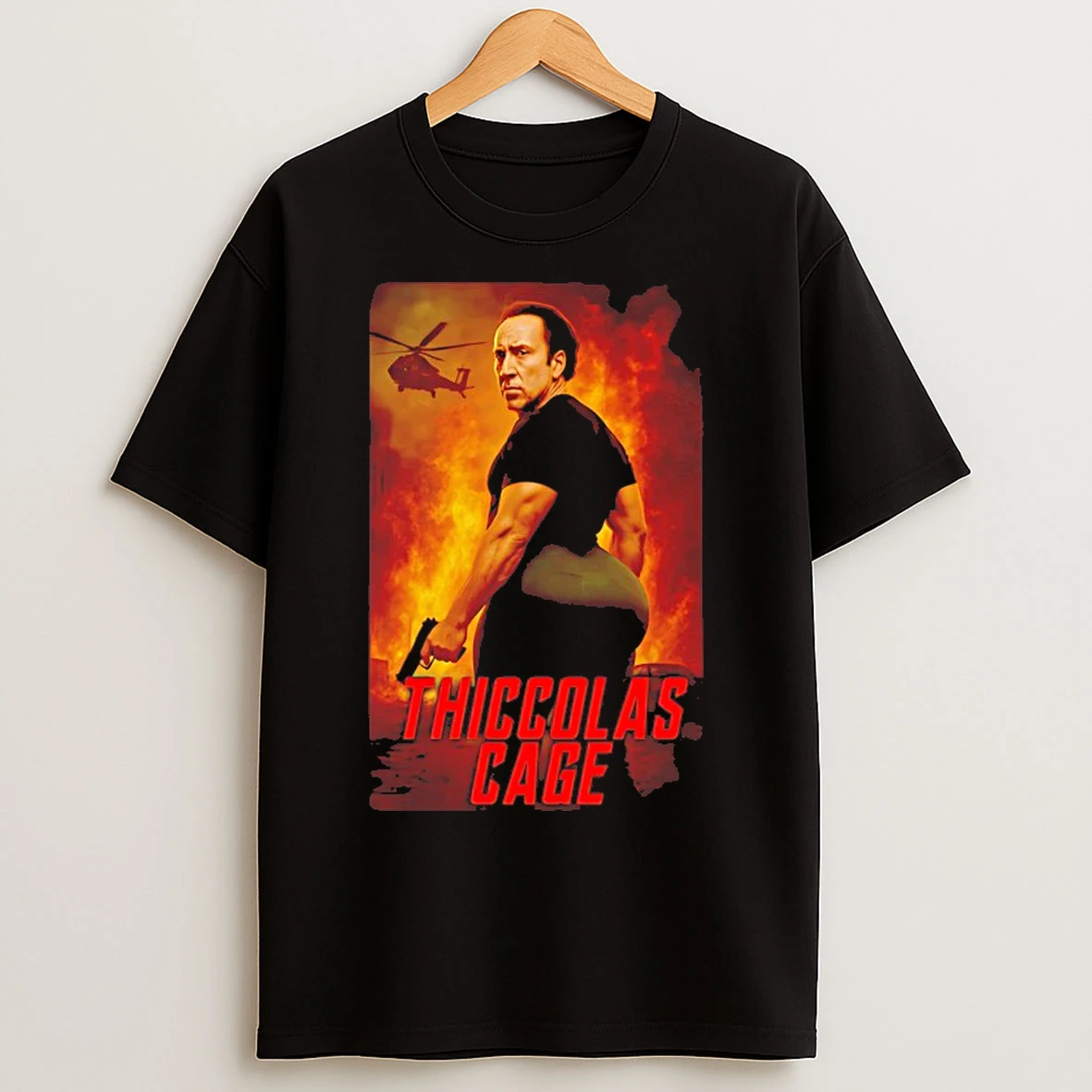Classic Thiccolas Cage Nicolas Cage Meme T Shirts