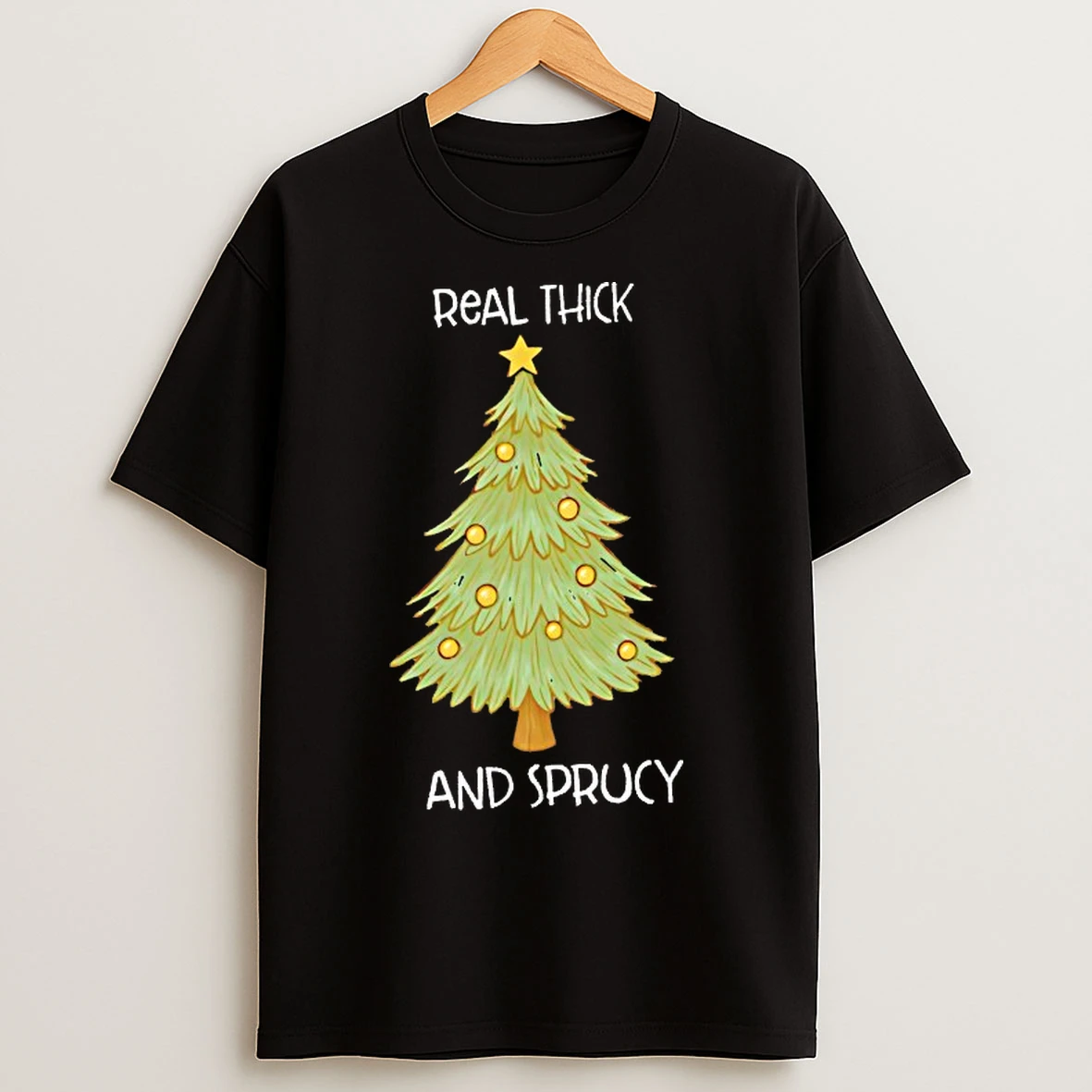 Classic Thick And Sprucy Christmas Tree T Shirts