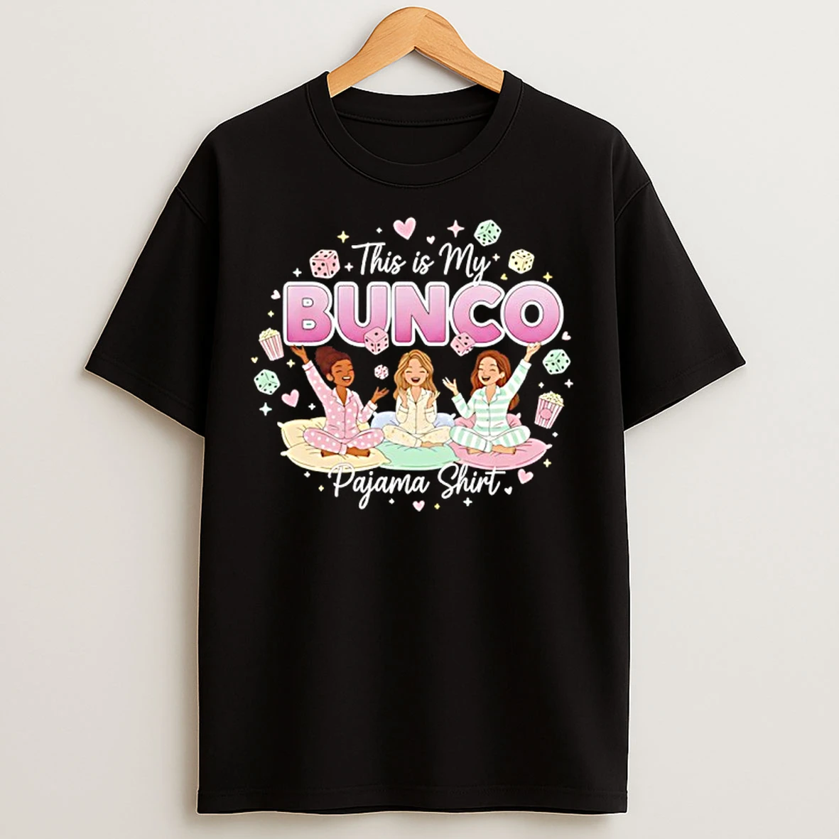 Classic This Is My Bunco Pajama T Shirts
