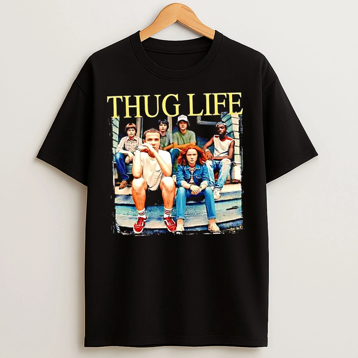 Classic Thuig Life Stranger Things Characters Graphic T Shirts