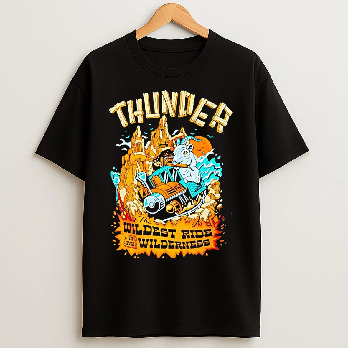 Classic Thunder The Wildest Ride In The Wilderness T Shirts