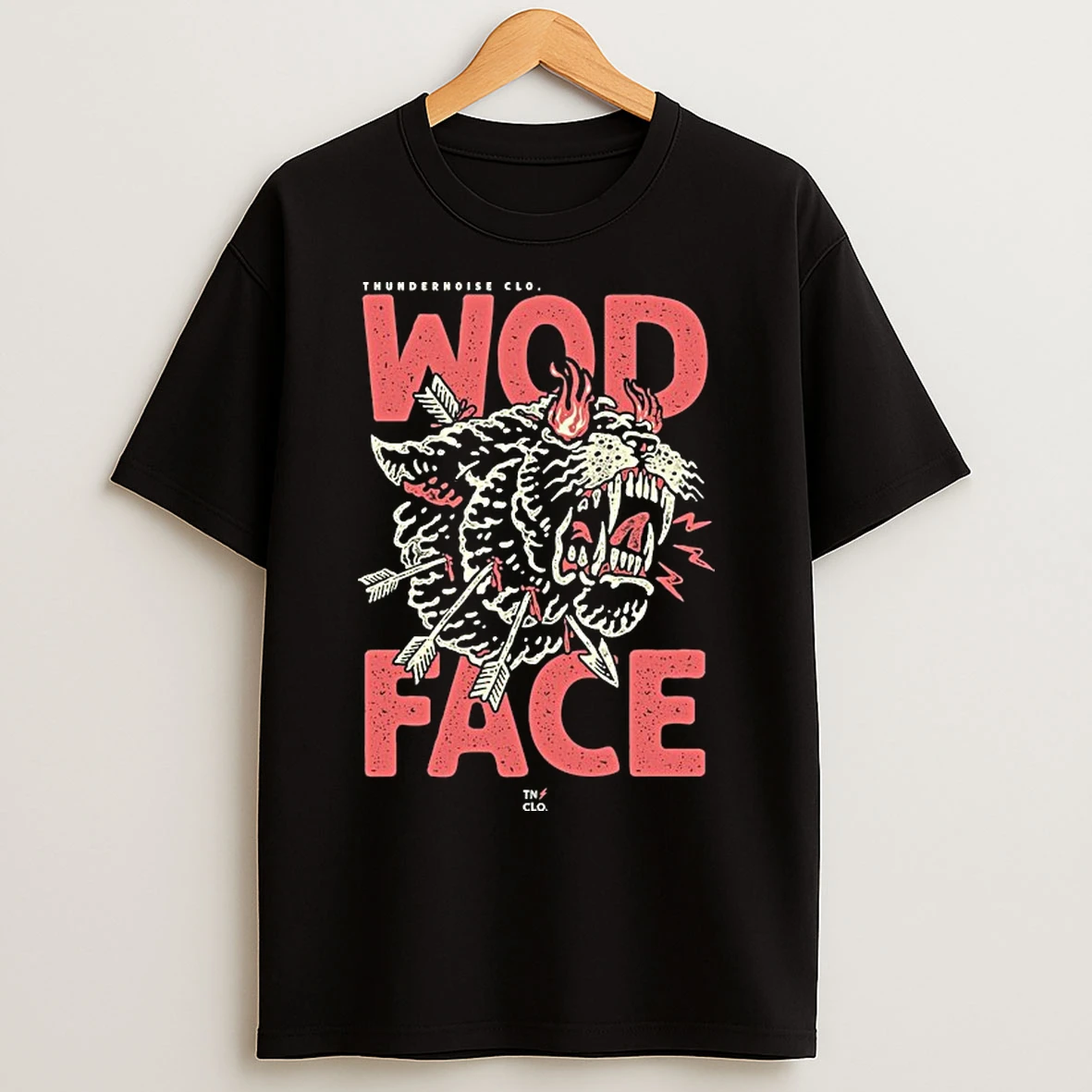 Classic Thundernoise Wod Face T Shirts