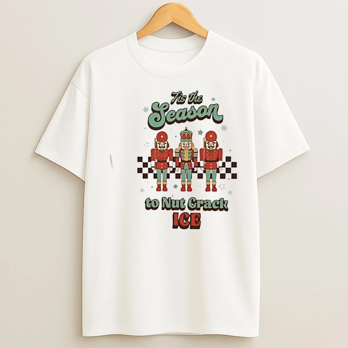 Classic Tis The Season To Nut Crack Ice Christmas T Shirts