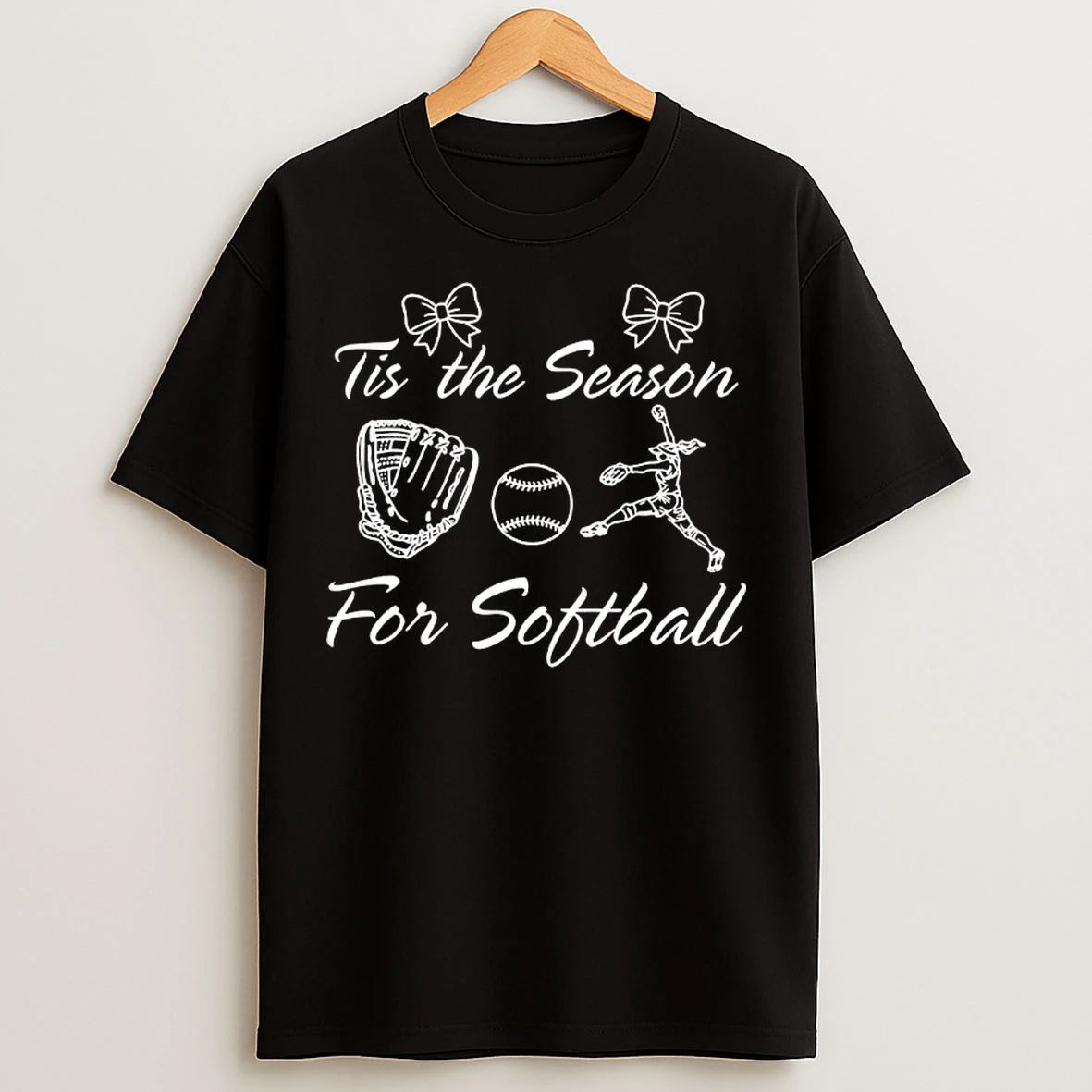 Classic Tis The Season For Softball Lovers T Shirts