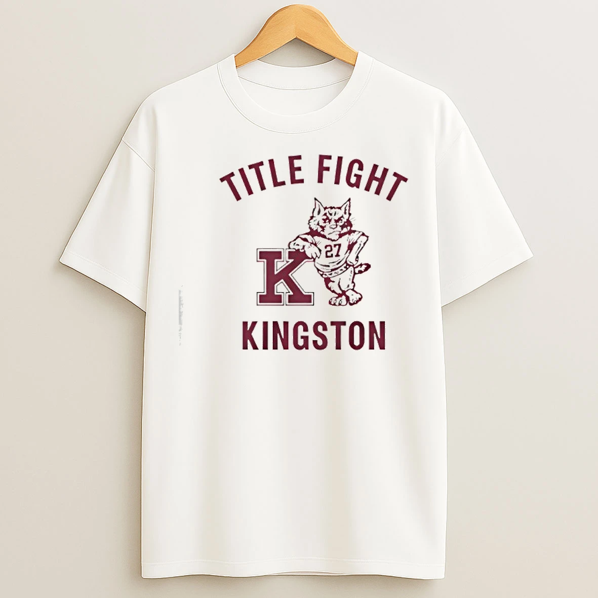 Classic Title Fight Kingston Cat Mascot T Shirts