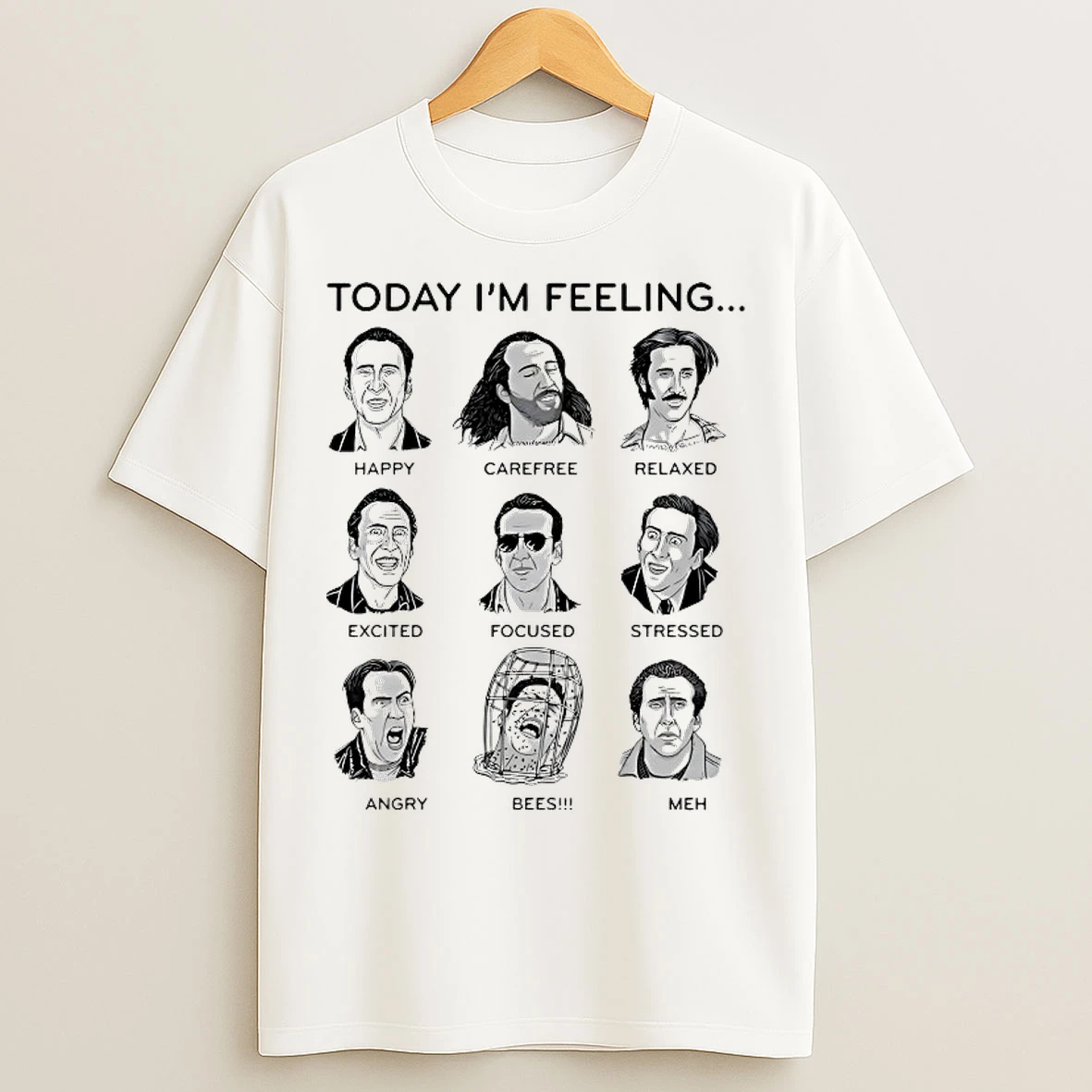Classic Today Im Feeling Angry Bees Meh T Shirts