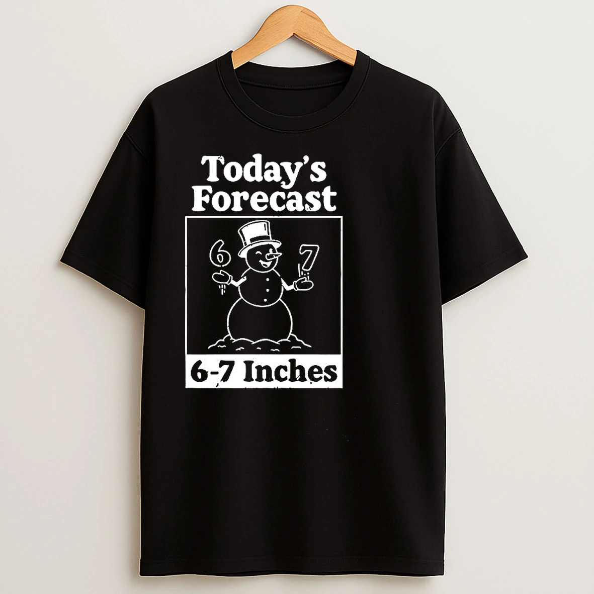 Classic Todays Forecast 6 7 Inches T Shirts