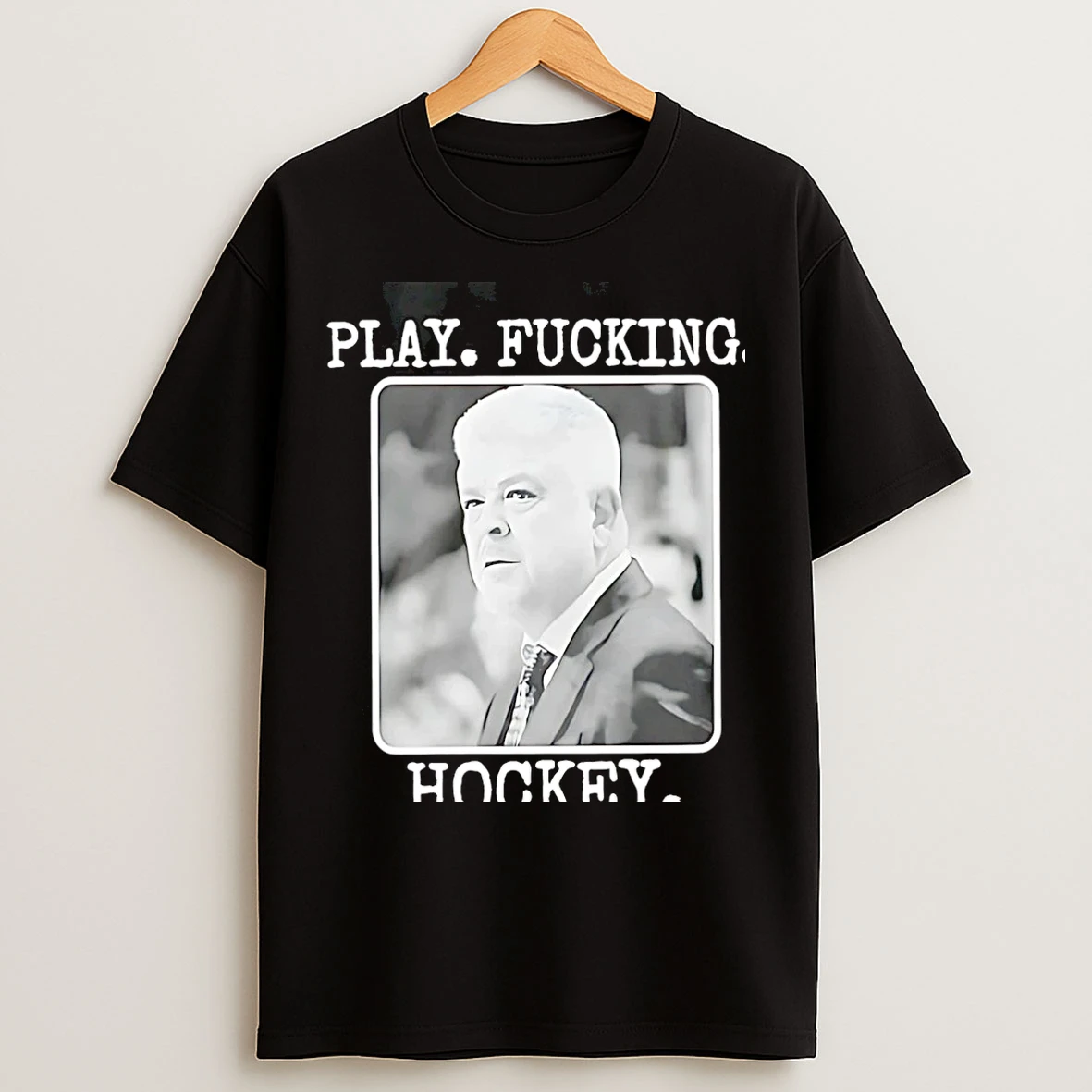 Classic Todd Mclellan Play Fucking Hockey Christmas T Shirts