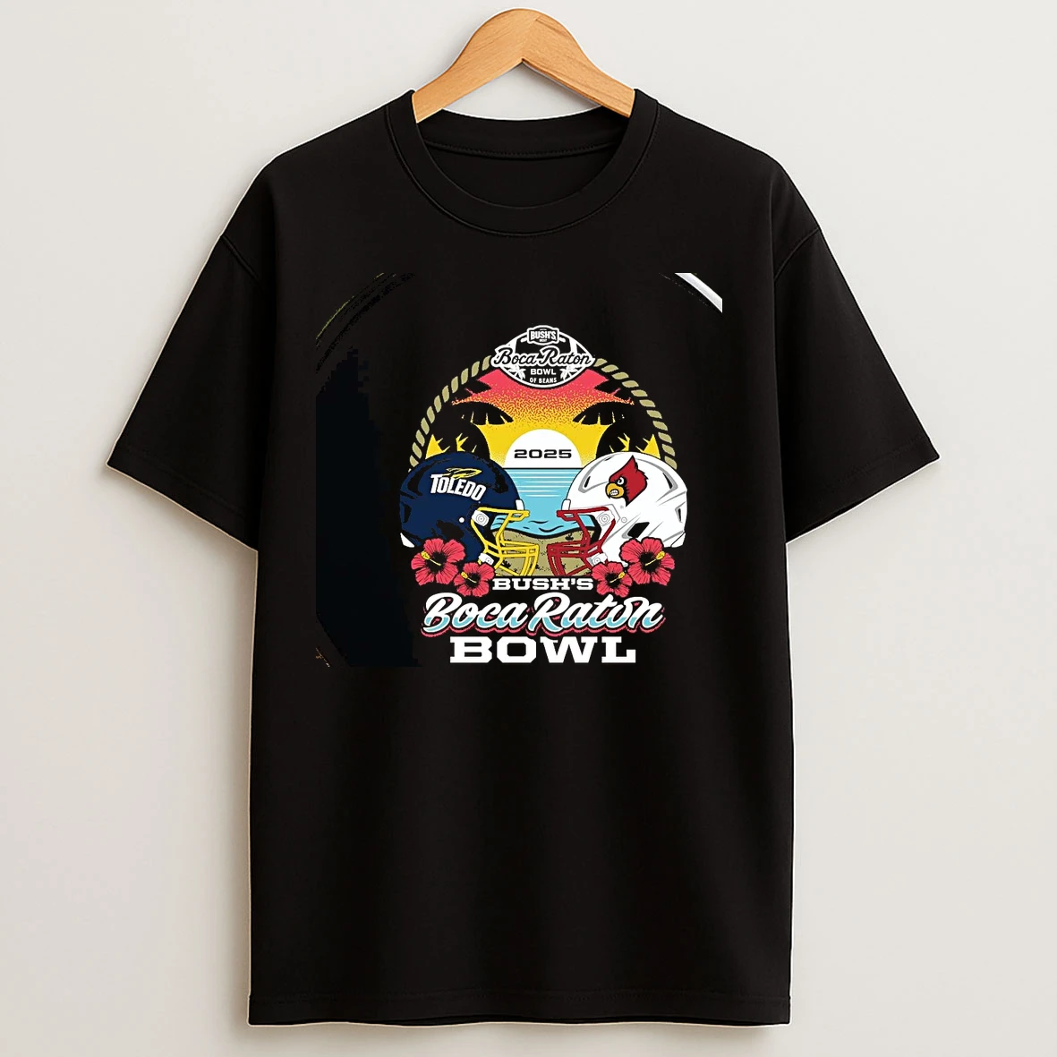 Classic Toledo Rockets Vs Louisville Cardinals 2025 Boca Raton Bowl Head To Head Chriast T Shirts