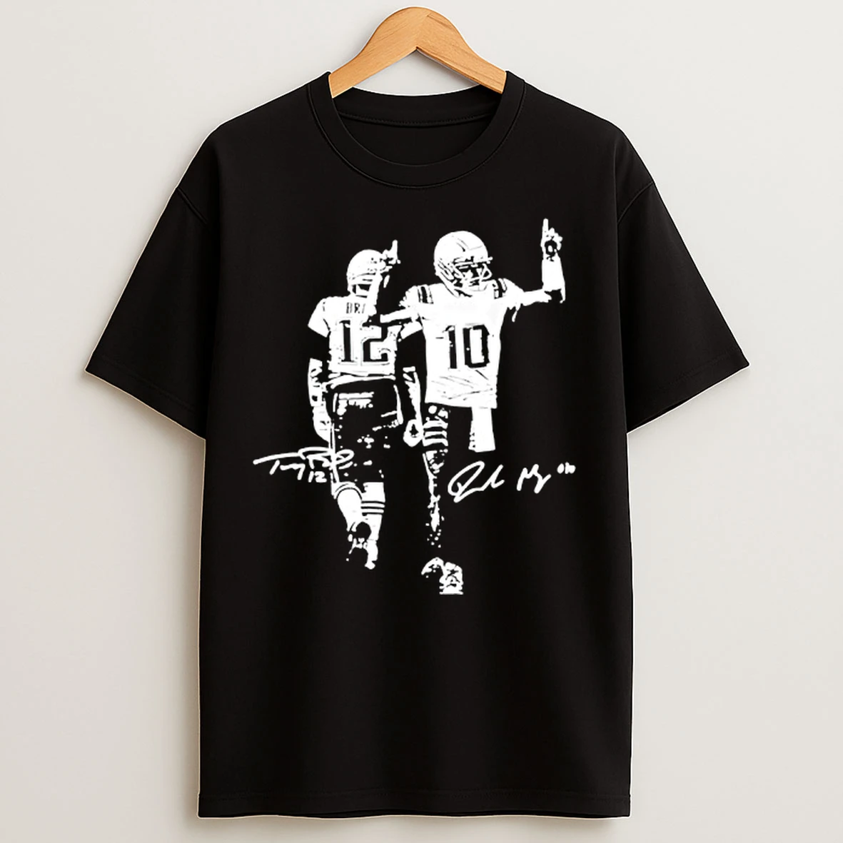 Classic Tom And Drake Maye Signatures T Shirts