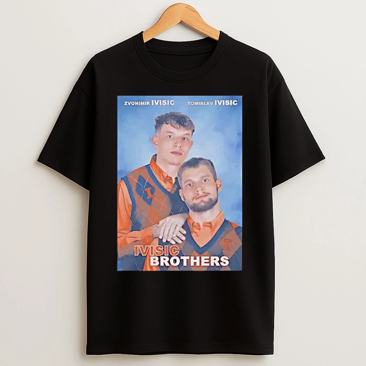 Classic Tomi And Zvonimir Ivisic Brothers Step Brothers Illinois Fighting Illini T Shirts