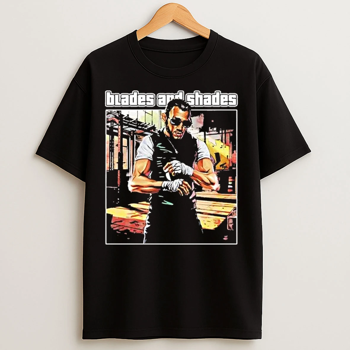 Classic Tony Ferguson Blades And Shades T Shirts