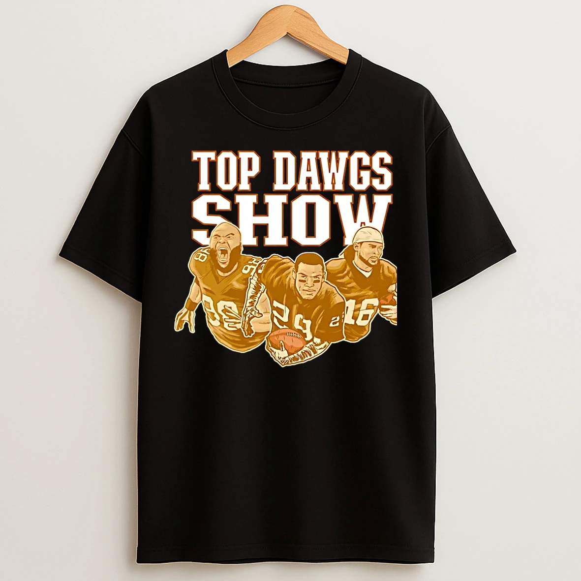 Classic Top Dawgs Show Cleveland Browns Christmas T Shirts