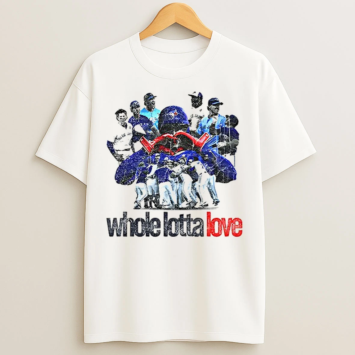 Classic Torono Blue Jays Whole Lotta Love Graphic T Shirts