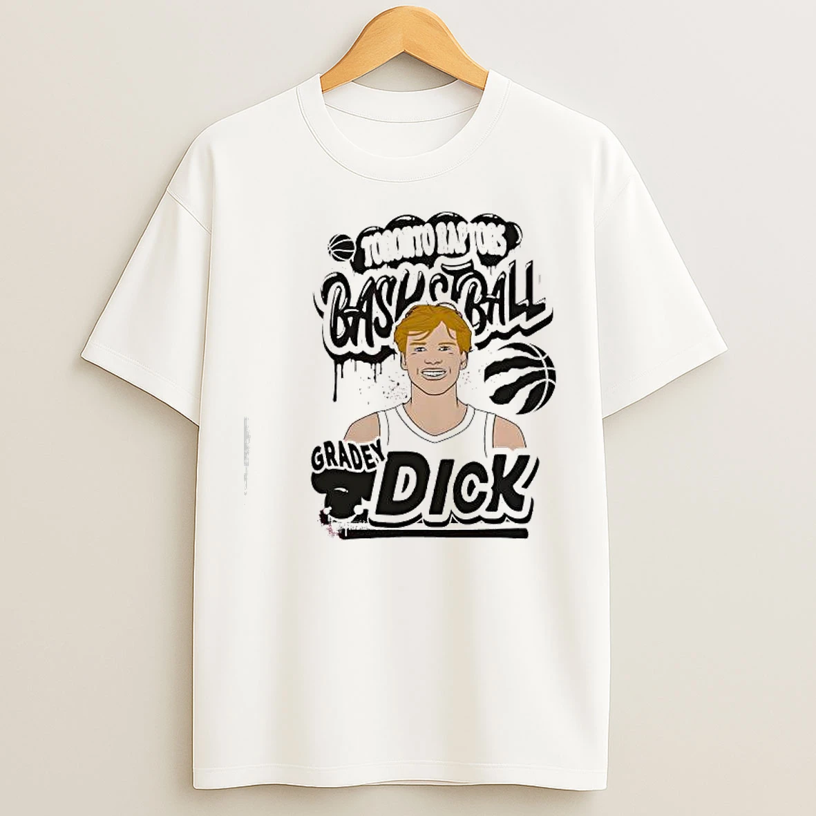 Classic Toronto Raptors Gradey Dick Basketball Graphic T Shirts