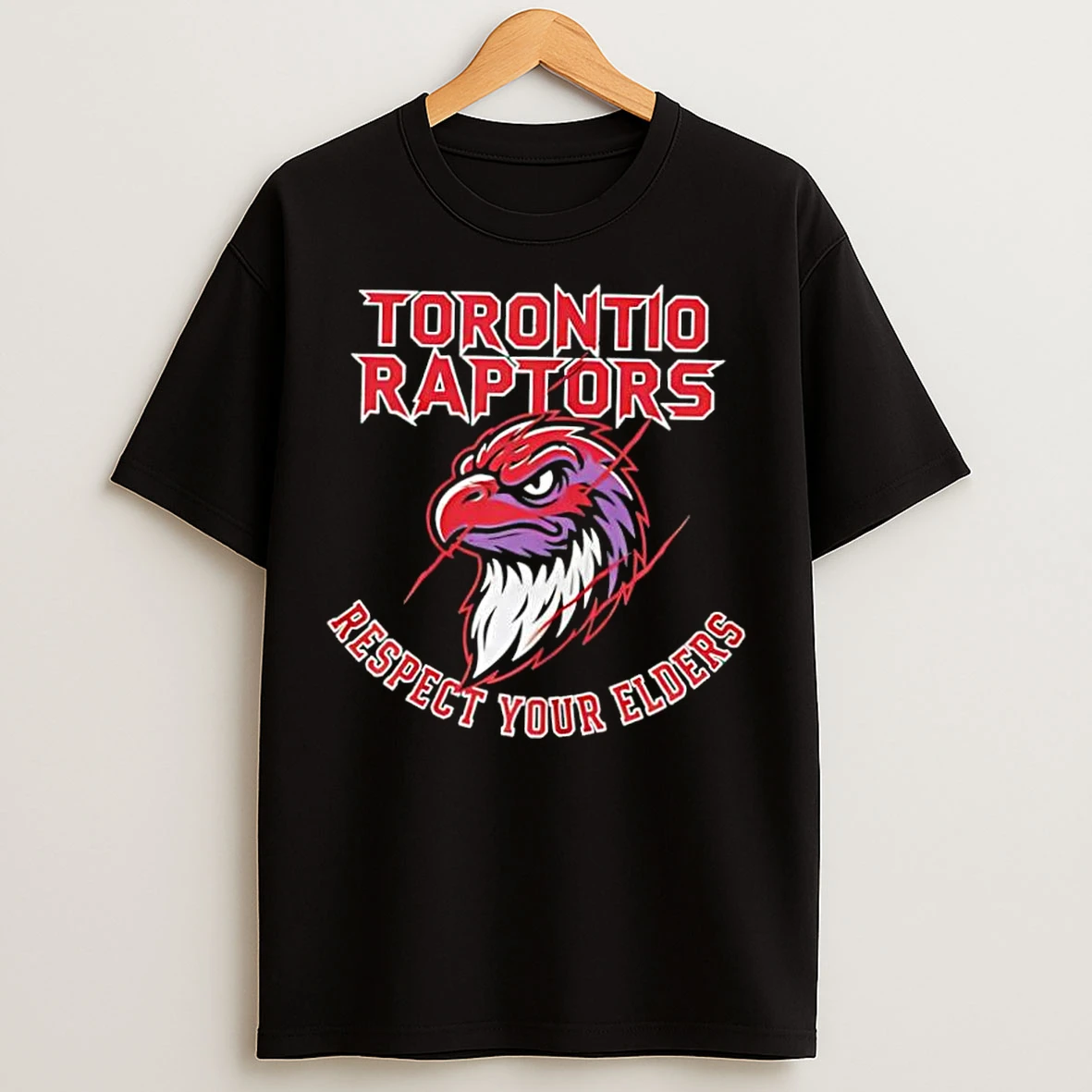 Classic Toronto Raptors Respect Your Elders T Shirts