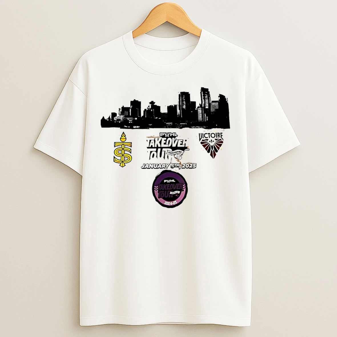 Classic Toronto Sceptres Vs Montreal Victoire Pwhl Takeover Vancouver January 8th 2025 T Shirts