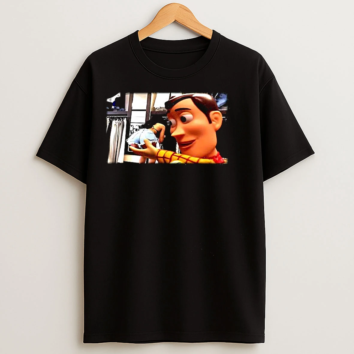Classic Toy Story Woody And Women Meme T Shirts