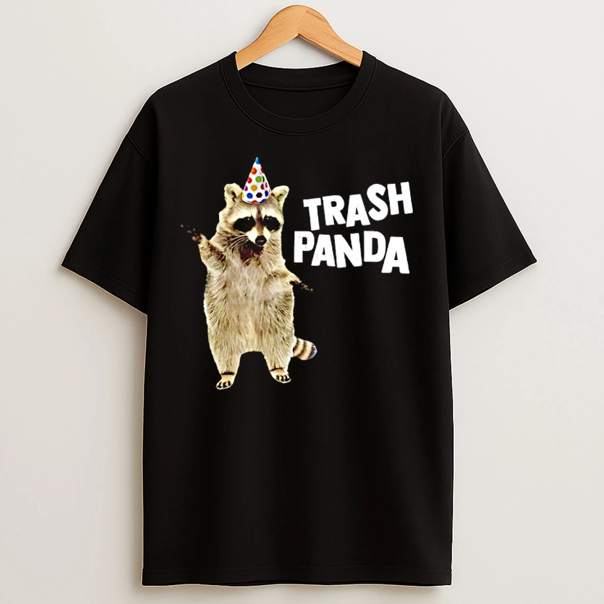 Classic Trash Panda Raccoon Graphic T Shirts