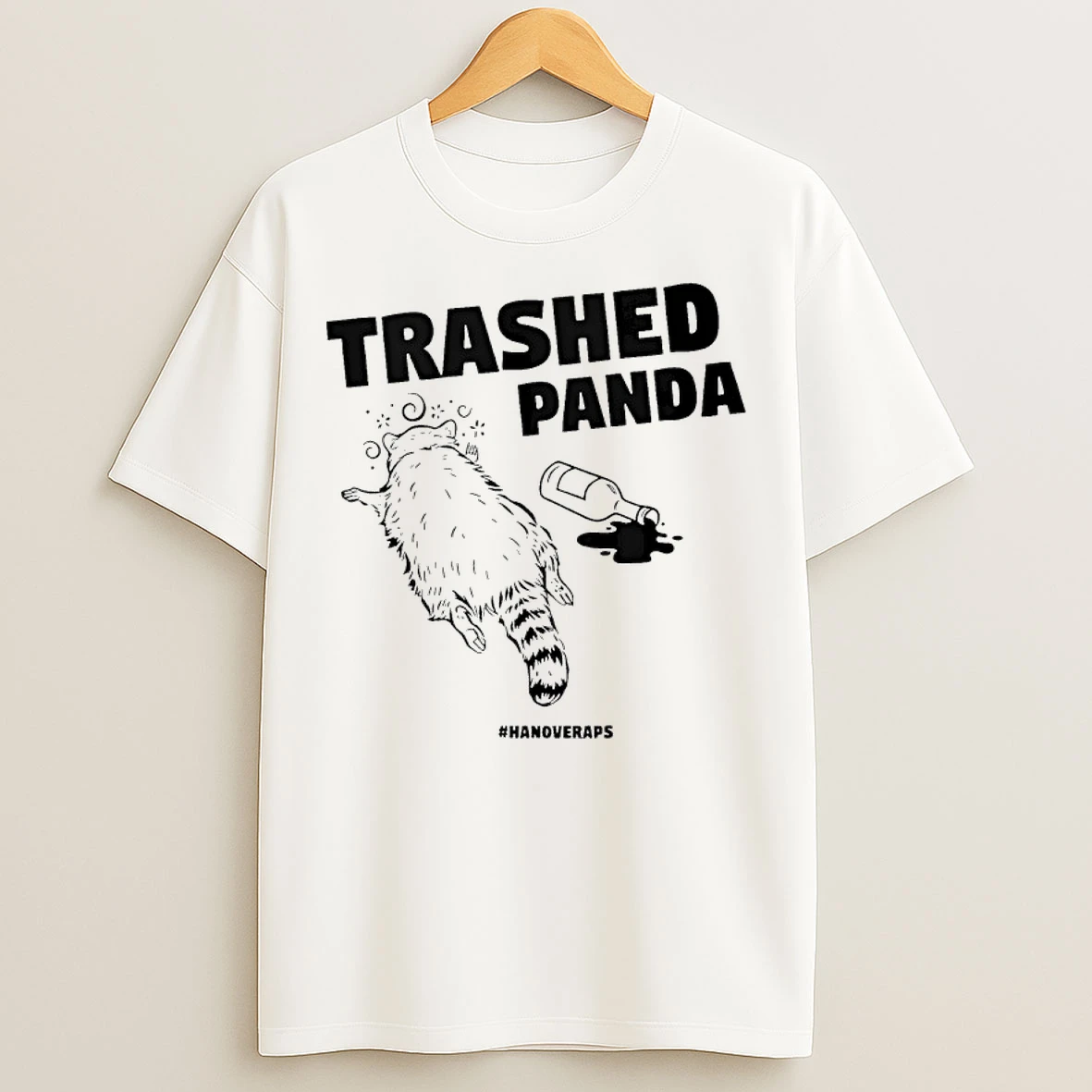 Classic Trashed Panda Funny T Shirts