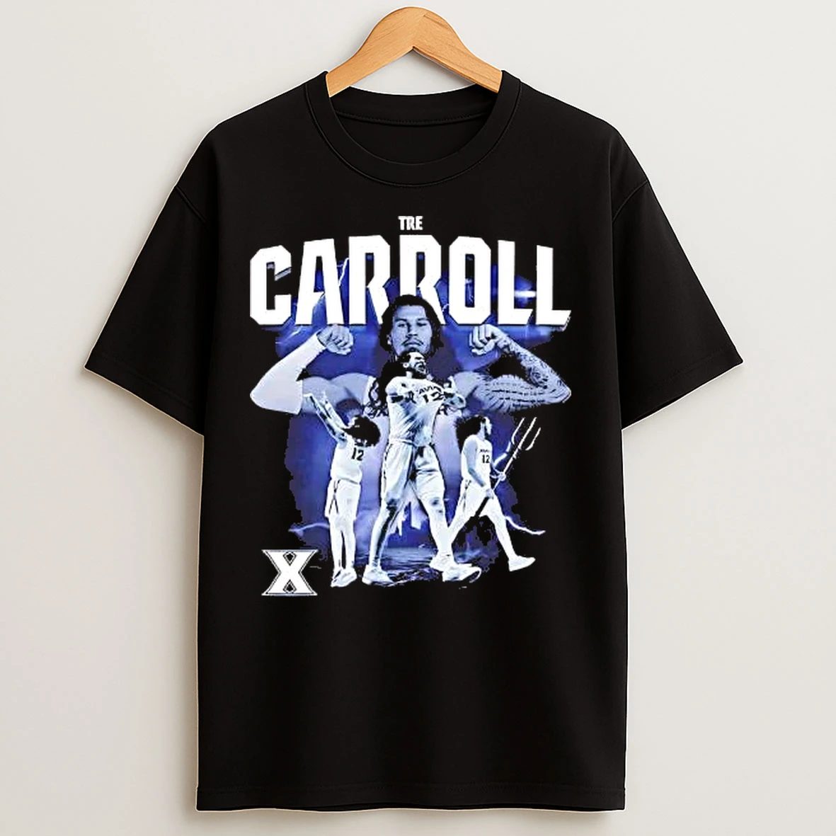 Classic Tre Carroll Illustrated Xavier Musketeers T Shirts