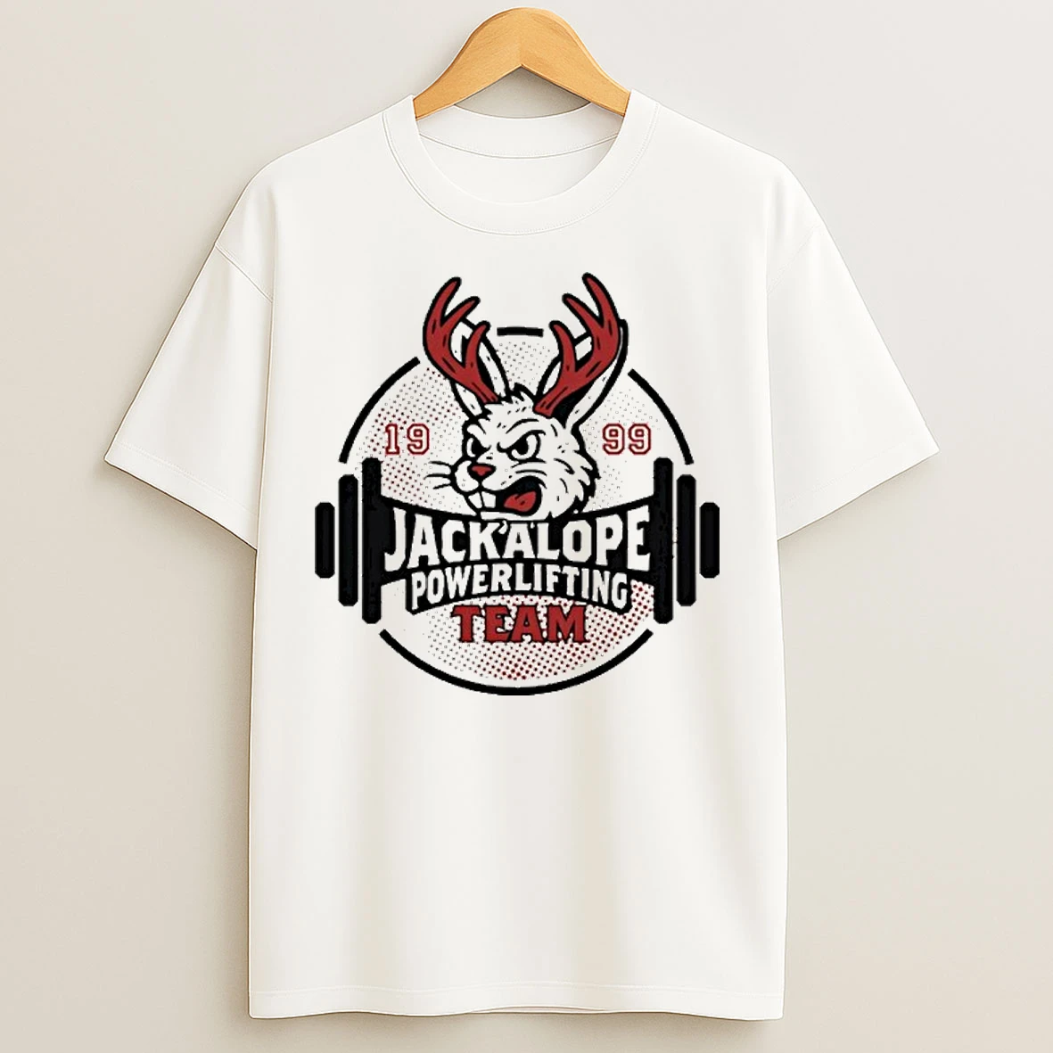 Classic Treaty Oak Revival Jackalope Powerlifting Team 1999 T Shirts