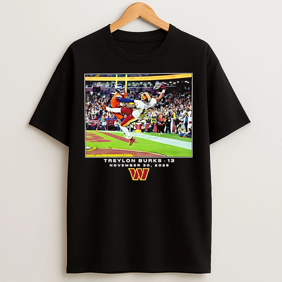 Classic Treylon Burks Washington Commanders 2025 Nfl Flash Features Week 13 T Shirts