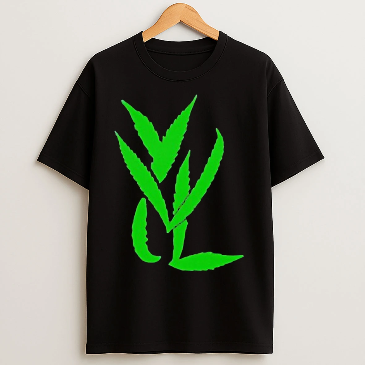 Classic Trimset Green On Black T Shirts
