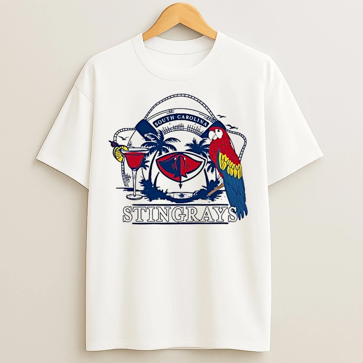 Classic Tropical Margaritaville South Carolina Stingrays T Shirts