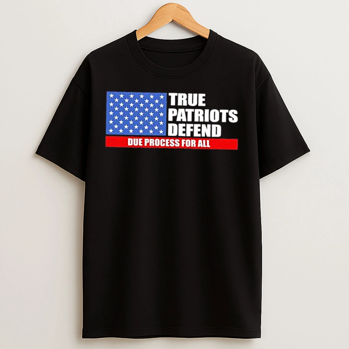 Classic True Patriots Defend Due Process For All Us Flag T Shirts