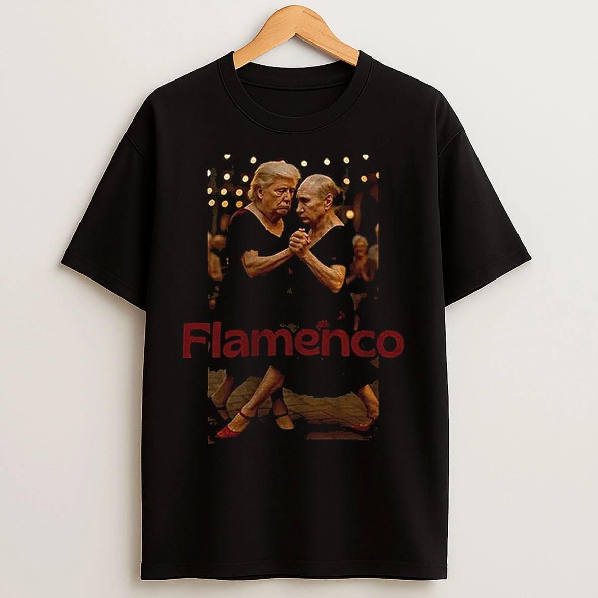 Classic Trump And Putin Dancing Flamenco Funny Political T Shirts