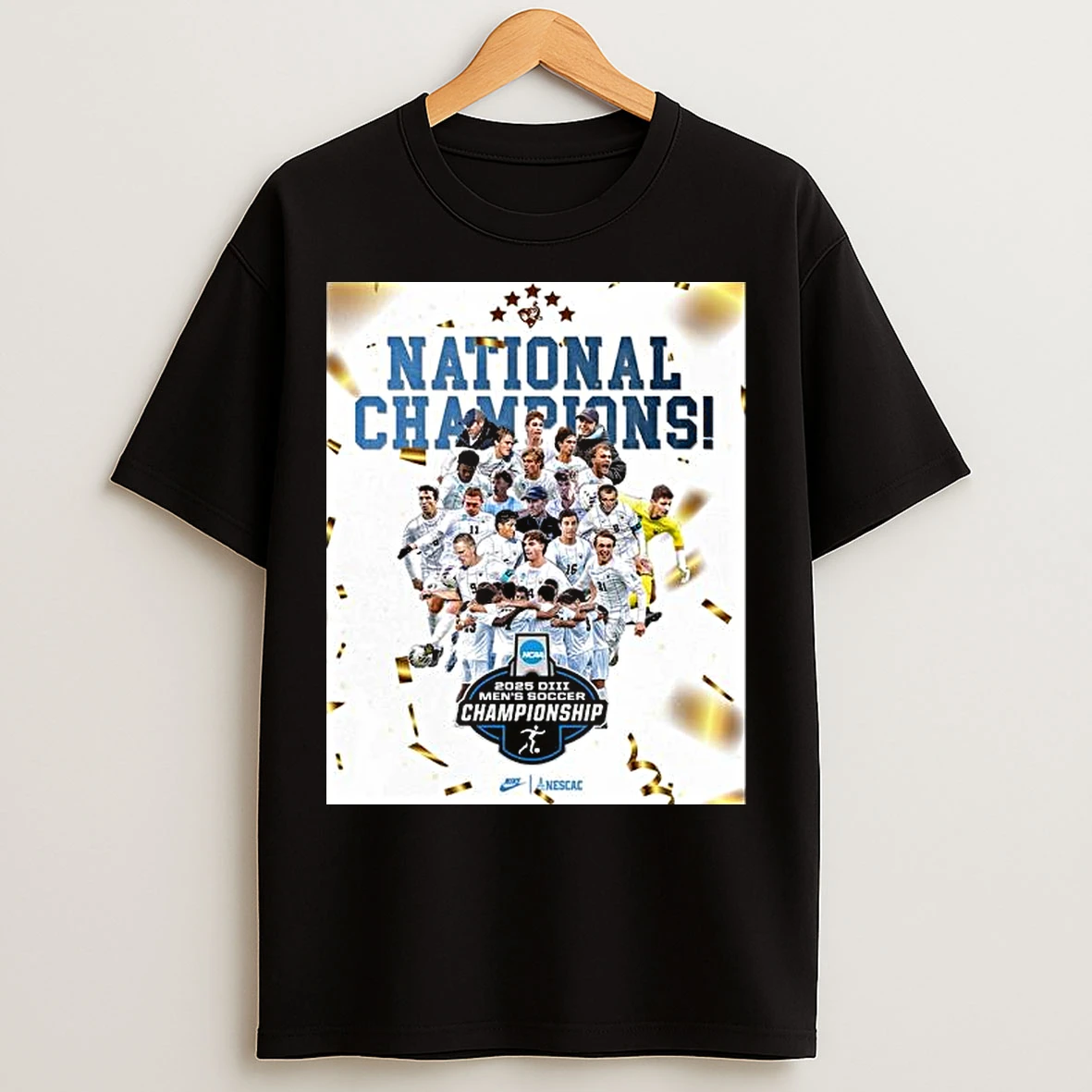 Classic Tufts Mens Soccer Team Wins Ncaa D3 National Champions 2025 T Shirts